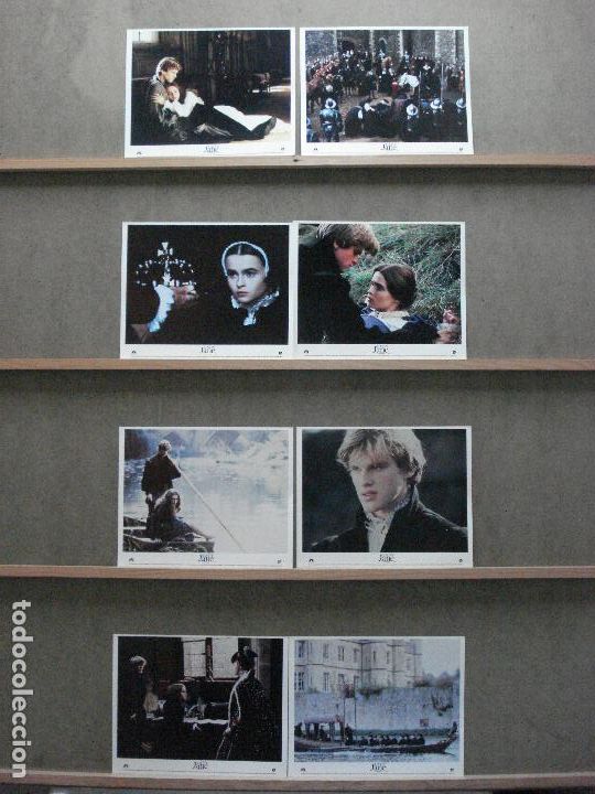 Cin&eacute;ma: AAN20 LADY JANE HELENA BONHAM-CARTER CARY ELWES SET 8 FOTOCROMOS ORIGINAL AMERICANO
