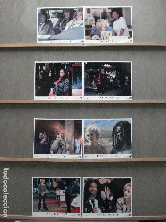 Cinema: AAN28 SOLO ELLAS LOS CHICOS A UN LADO DREW BARRYMORE WHOOPI GOLDBERG SET 8 FOTOCROMOS ORIG AMERICANO