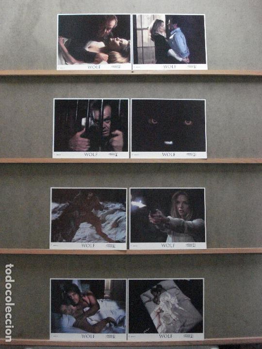 Kino: AAN31 LOBO JACK NICHOLSON MICHELLE PFEIFFER JAMES SPADER SET 8 FOTOCROMOS ORIGINAL AMERICANO