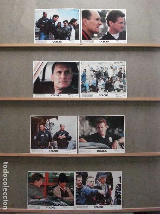 Cine: AAN32 COLORS SEAN PENN ROBERT DUVALL SET 8 FOTOCROMOS ORIGINAL AMERICANO