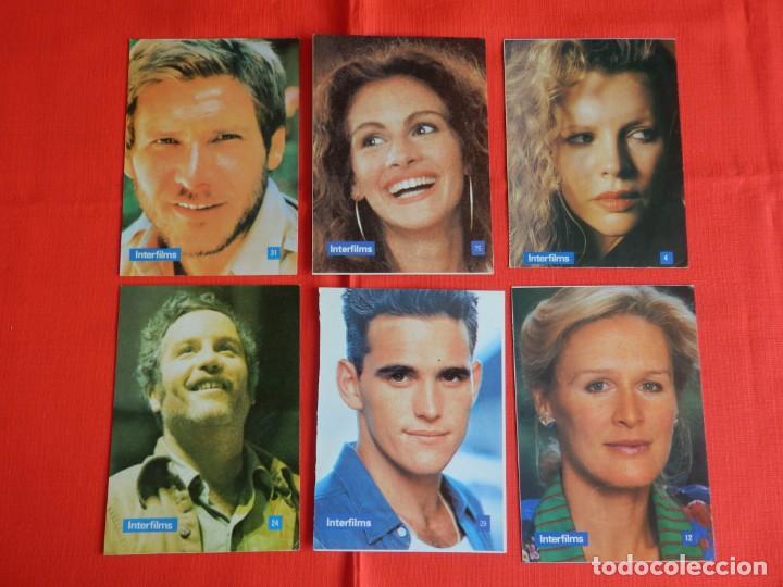 Kino: Recopilacion 12 fotos actores y actrices coleccionable interfilms Harrison Ford Julia Roberts ....