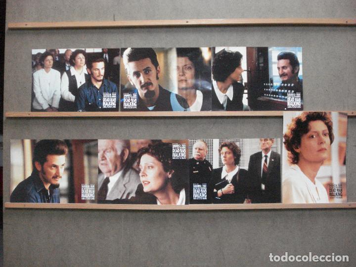 Cin&eacute;ma: AAO54 PENA DE MUERTE SEAN PENN SUSAN SARANDON SET 7 FOTOCROMOS ORIGINAL ALEMAN
