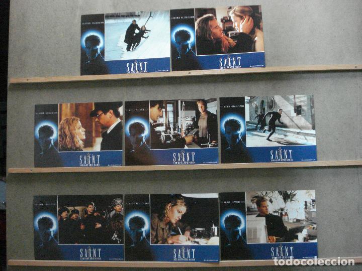 Cin&eacute;ma: AAO57 EL SANTO VAL KILMER ELIZABETH SHUE SET COMPLETO 8 FOTOCROMOS ORIGINAL ALEMAN
