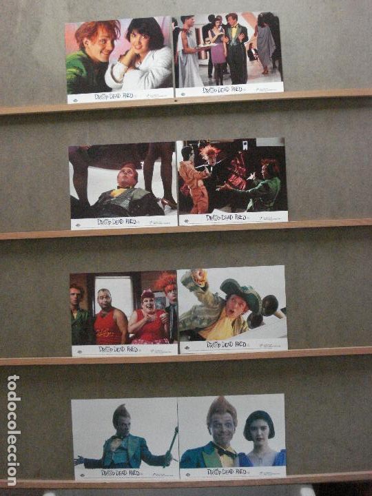 Cine: AAO58 DROP DEAD FRED PHOEBE CATES RIK MAYALL SET 8 FOTOCROMOS ORIGINAL INGLES