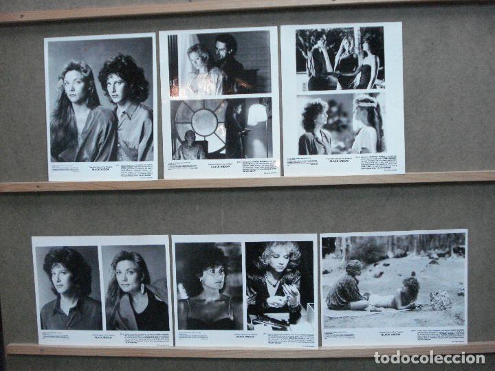 Cin&eacute;ma: F31819 DEBRA WINGER THERESA RUSSELL EL CASO DE LA VIUDA NEGRA 6 FOTOS B/N ORIGINALES AMERICANAS