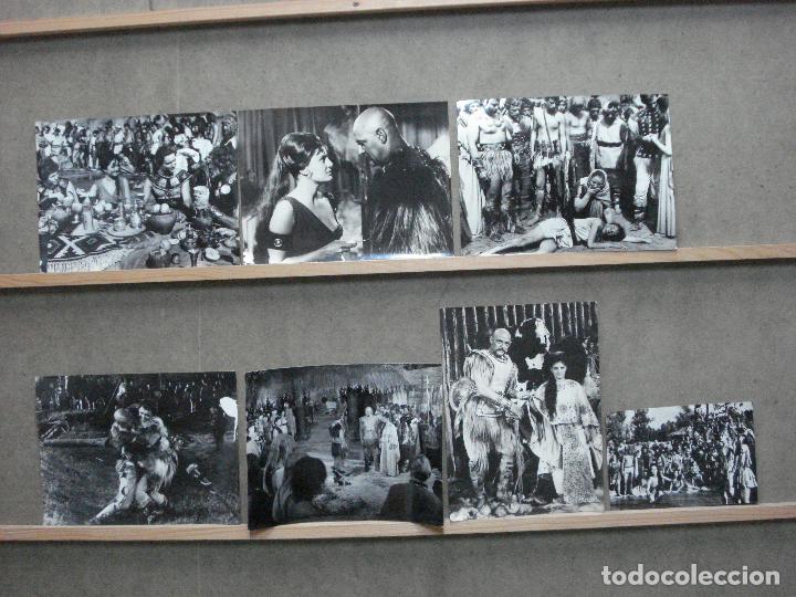 Cine: F31838 LA FURIA DE LOS BARBAROS ROSANNA PODESTA EDMUND PURDOM PEPLUM 7 FOTO B/N ORIGINAL ESPA&Ntilde;OLA