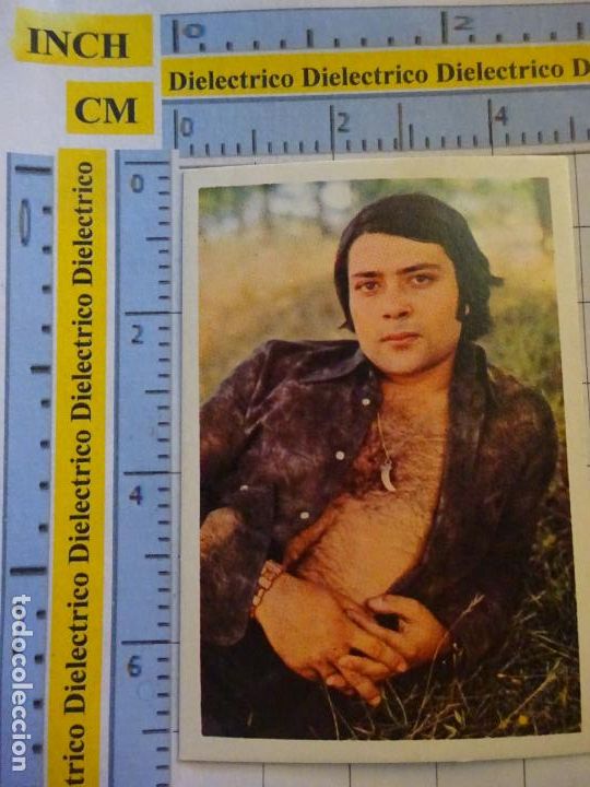 Kino: CROMO MINI POSTAL SUPERPOPULARES DE LA CANCI&Oacute;N CINE Y LA TV A&Ntilde;O 1972. 190 PEDRO RUY BLAS