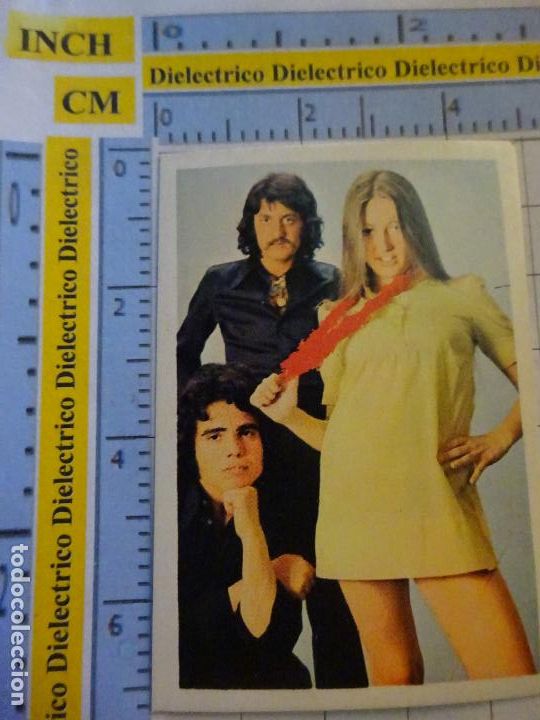 Cinema: CROMO MINI POSTAL SUPERPOPULARES DE LA CANCI&Oacute;N CINE Y LA TV A&Ntilde;O 1972. 189 ALICIA Y NUBES GRISES
