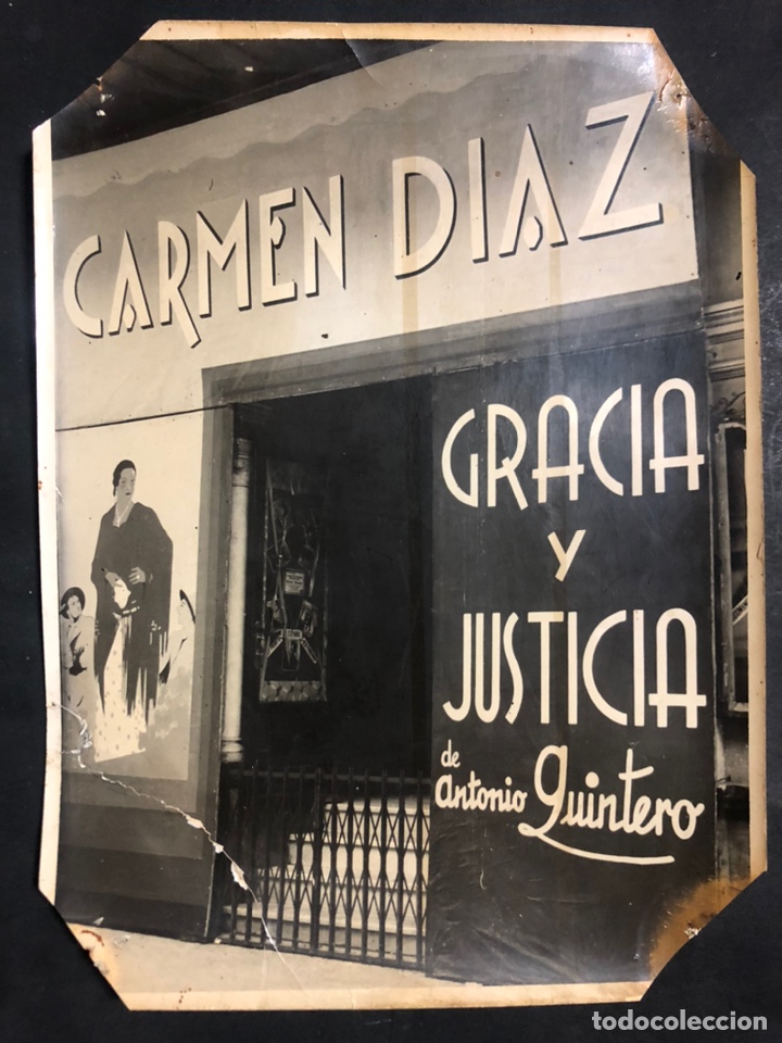Cine: Fachada del teatro San Fernando de sevilla.carmen D&iacute;az gracia y justicia de Antonio quintero 23x17