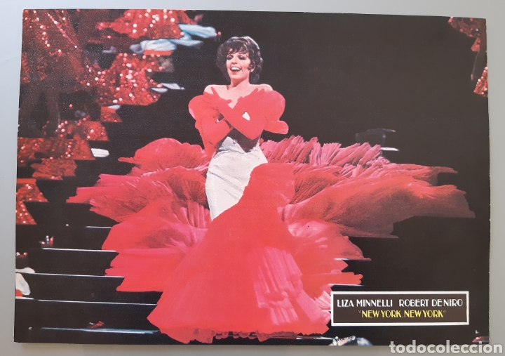 Cine: Fotocromo de la pel&iacute;cula &rdquo; New York New York &rdquo; con Liza Minnelli y Robert De Niro.