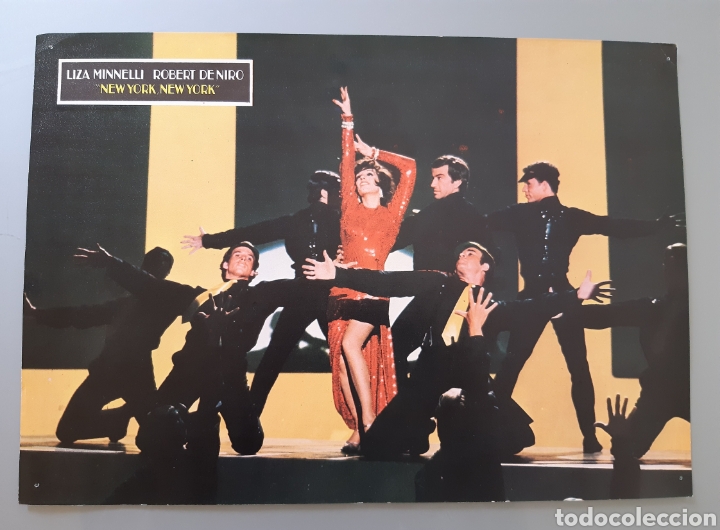Cine: Fotocromo de la pel&iacute;cula &rdquo; New York New York &rdquo; con Liza Minnelli y Robert De Niro .