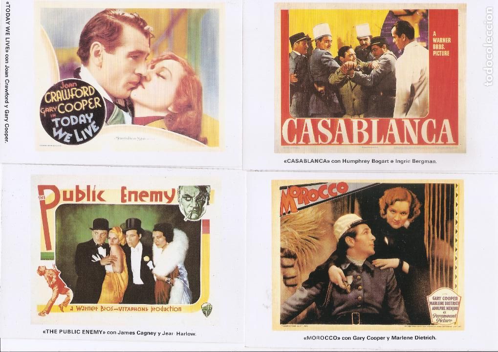 Cine: 20 postales de pel&iacute;culas - Cine - Productos compactos