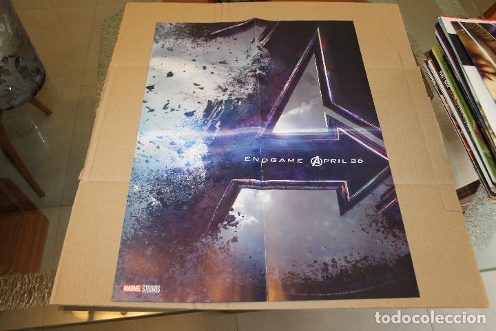 Cine: CARTEL O POSTER DOBLE, PELICULA ENDGAME APRIL 26 Y EL REY LE&Oacute;N,57 X 41 CM