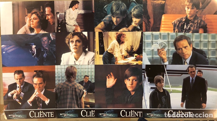 Cinema: EL CLIENTE (1994). SET DE FOTOCROMOS COMPLETO (12). SUSAN SARANDON, TOMMY LEE JONES,...