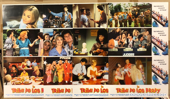 Cine: LA TRIBU DE LOS BRADY (1995). SET COMPLETO CON 12 FOTOCROMOS.