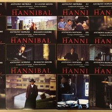 Cine: HANNIBAL (2001). SET COMPLETO CON 12 FOTOCROMOS. RIDLEY SCOTT, ANTHONY HOPKINS, JULIANNE MOORE,... Lote 219448532