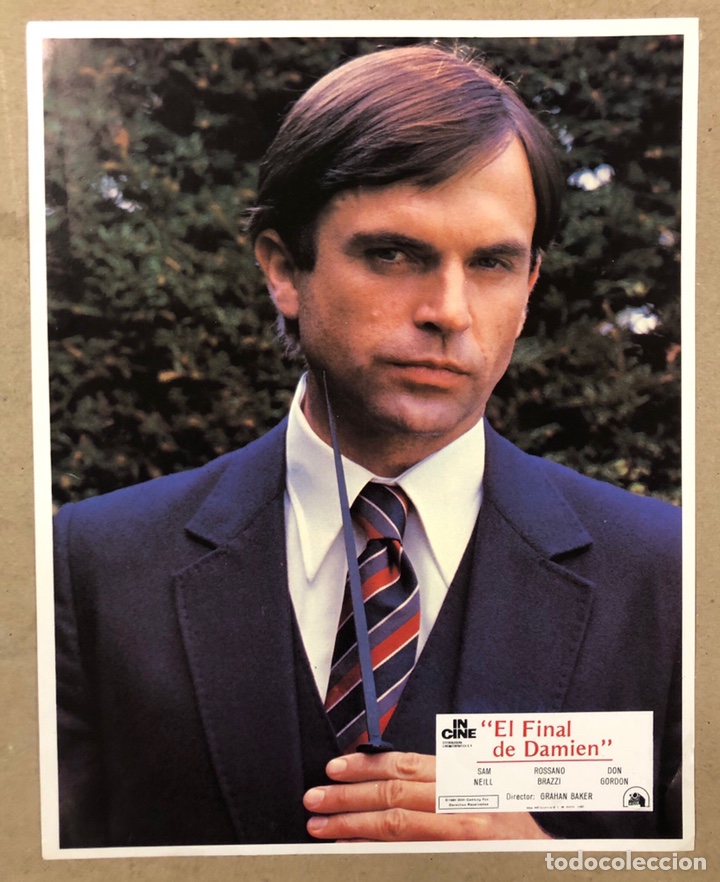 Kino: LA PROFEC&Iacute;A 3, EL FINAL DE DAMIEN (1981). FOTOCROMO DE LA PEL&Iacute;CULA. SAM NEIL,...