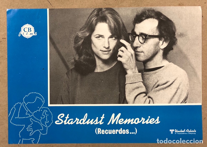 Cine: STARDUST MEMORIES (RECUERDOS...) (1980). FOTOCROMO PROMOCIONAL. WOODY ALLEN, CHARLOTTE R