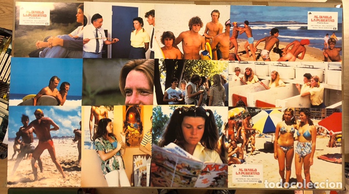 Kino: AL DIABLO LA PUBERTAD (PUBERTY BLUES) (1981). SET COMPLETO CON 12 FOTOCROMOS.