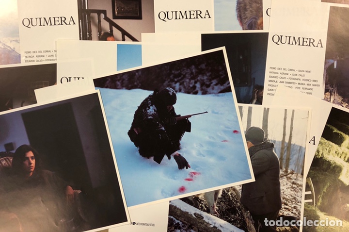 Kino: QUIMERA (1988). SET COMPLETO CON 12 FOTOCROMOS. CARLOS P&Eacute;REZ FERRE, S&Iacute;LVIA MUNT,...