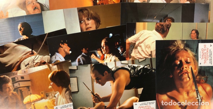 Kino: ANGUSTIA EN EL HOSPITAL CENTRAL (1982). SET COMPLETO CON 12 FOTOCROMOS. MICHAEL IRONSIDE,