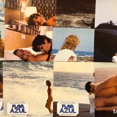 Cine: PLAYA AZUL (1982 ). JUEGO COMPLETO DE 12 FOTOCROMOS. CINE ERÓTICO,. Lote 219537636