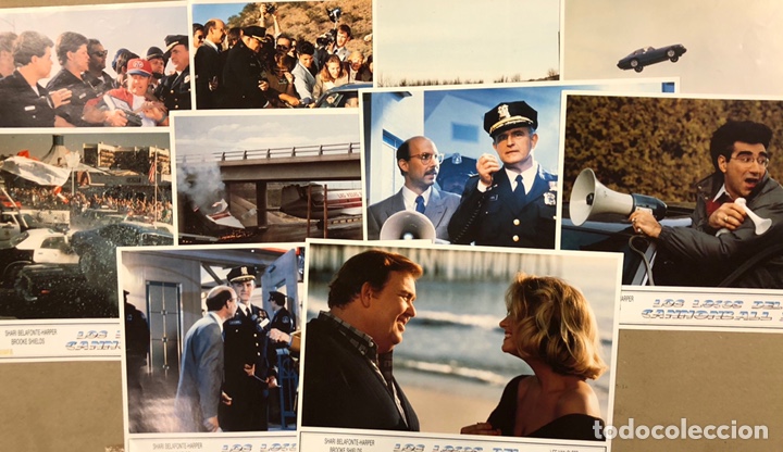 Cine: LOS LOCOS DE CANNONBALL III (1988). JUEGO DE 10 FOTOCROMOS. JOHN CANDY, BROOKE SHIELDS,.