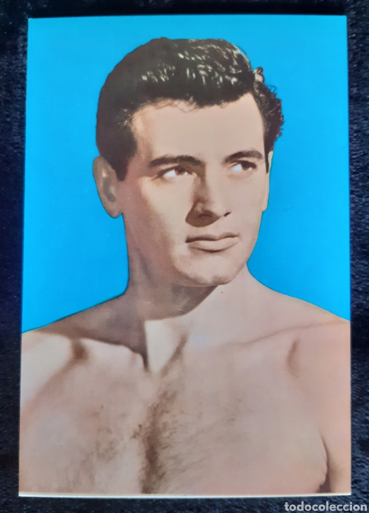 Cine: Postal del actor ROCK HUDSON. A&ntilde;os 60.