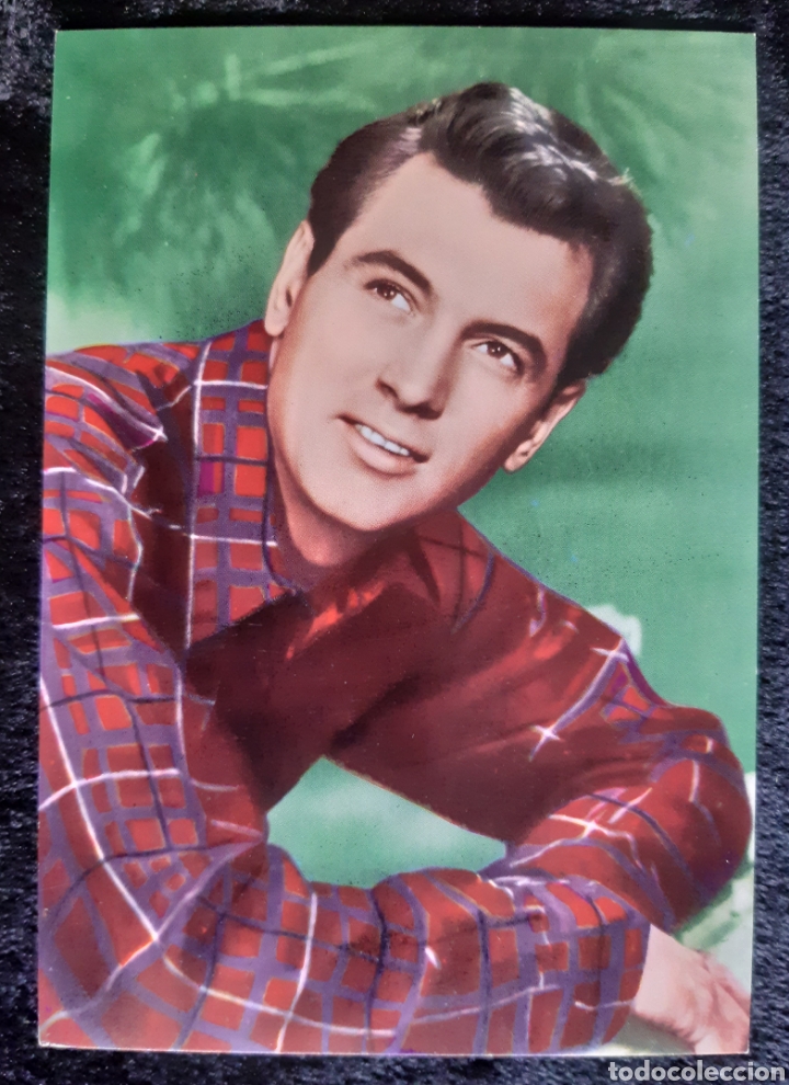 Cine: Postal del actor ROCK HUDSON. A&ntilde;os 60.