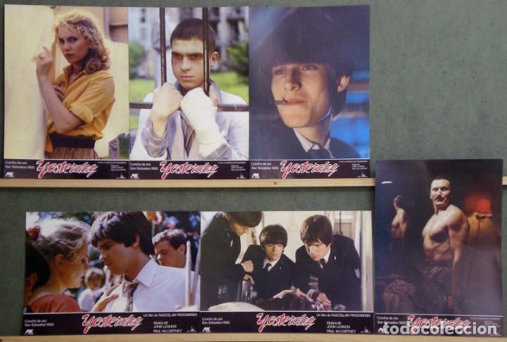 Cine: TK32D YESTERDAY THE BEATLES RADOSLAW PIWOWARSKI SET 6 FOTOCROMOS ORIGINAL ESTRENO