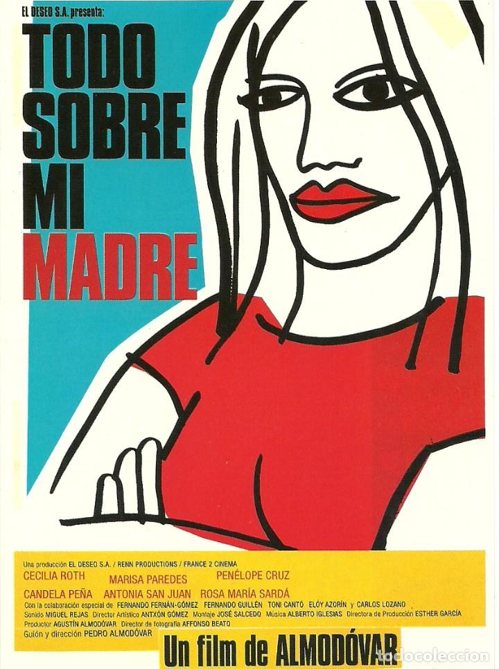Cinema: TODO SOBRE MI MADRE - ALMODOVAR