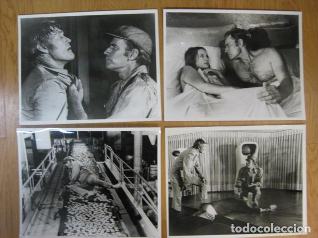 Cine: cuando el destino nos alcance soylent green - 4 fotos b/n originales charlton heston Chuck Connors