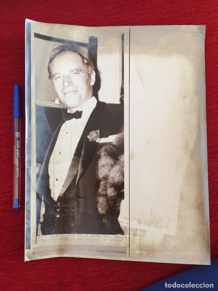 Cine: F10030 FOTO FOTOGRAFIA ORIGINAL DE PRENSA CINE CHARLTON HESTON