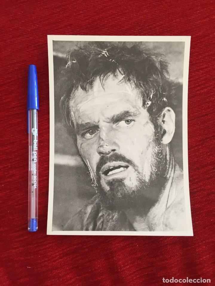 Cine: R10346 FOTO FOTOGRAFIA ORIGINAL DE PRENSA CINE CHARLTON HESTON