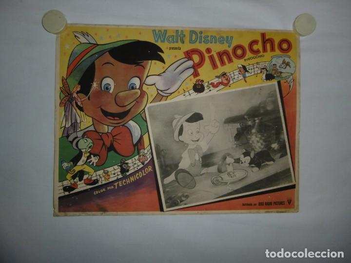 Cine: PINOCHO - LOBBY CARD - FOTOCROMO - 36 x 28