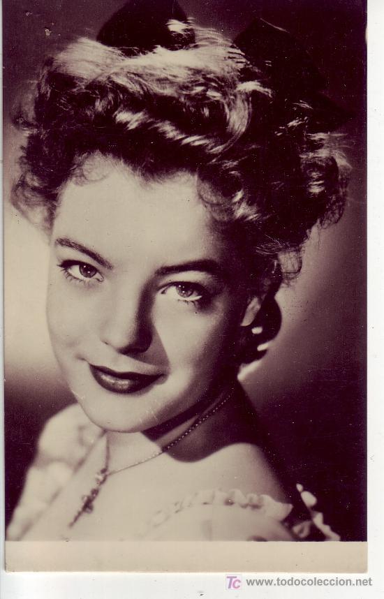 Cine: ROMY SCHNEIDER FOTO BLANCO Y NEGRO 14X9