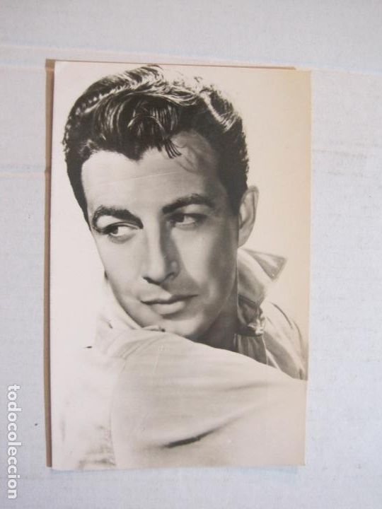 Cine: ROBERT TAYLOR-PUBLICIDAD KORES & CARBOPLAN-POSTAL DE CINE-VER FOTOS-(74.836)