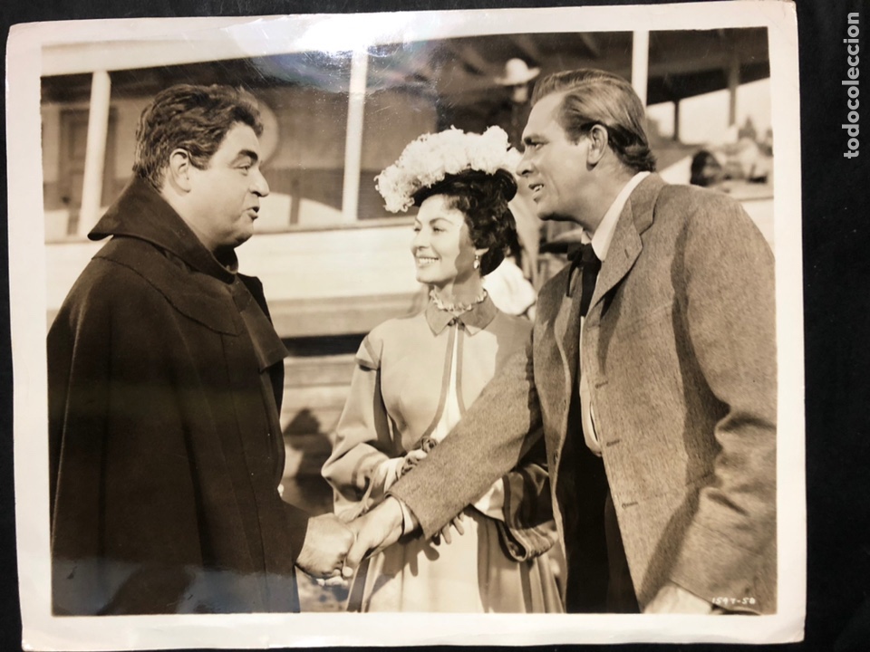 Cine: Foto original de Ava Gardner y Howard Keel.show Boat 25 x 20 cm