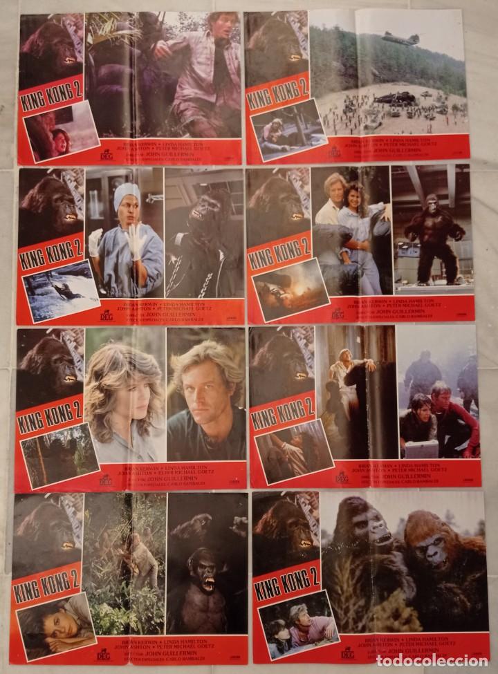 Cine: 8 Fotocromos Gigantes - King Kong 2 -