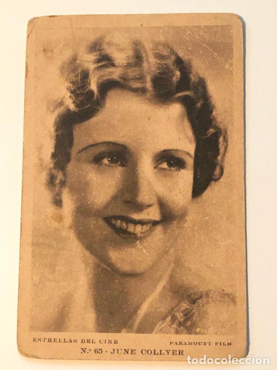 Kino: POSTAL - ESTRELAS DEL CINE N&ordm; 65 JUNE COLLYER - A&Ntilde;OS 30