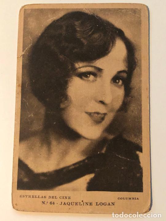 Kino: POSTAL - ESTRELAS DEL CINE N&ordm; 64 JAQUELINE LOGAN - A&Ntilde;OS 30