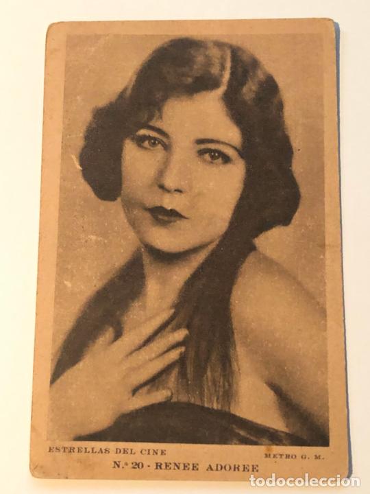 Cin&eacute;ma: POSTAL - ESTRELAS DEL CINE N&ordm; 20 RENEE ADOREE - A&Ntilde;OS 30