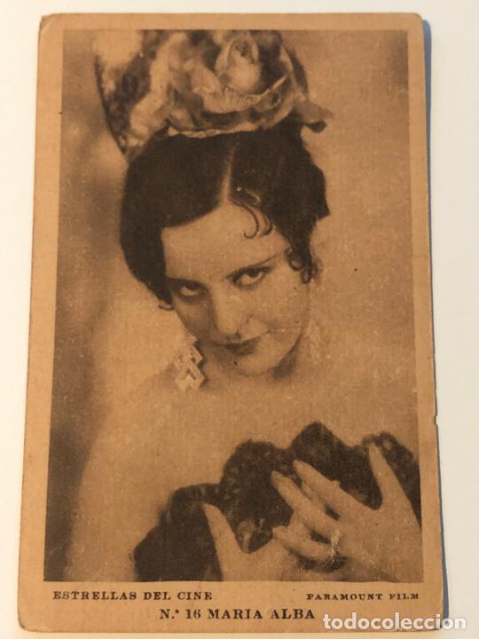 Cin&eacute;ma: POSTAL - ESTRELAS DEL CINE N&ordm; 16 MARIA ALBA - A&Ntilde;OS 30