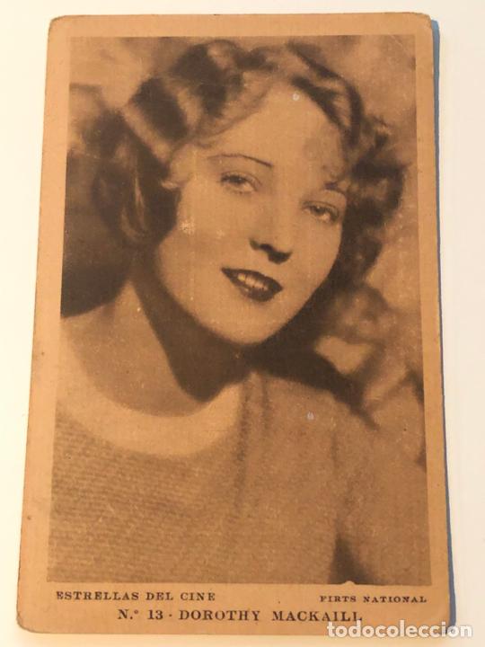 Cin&eacute;ma: POSTAL - ESTRELAS DEL CINE N&ordm; 13 DOROTHY MACKAILL - A&Ntilde;OS 30