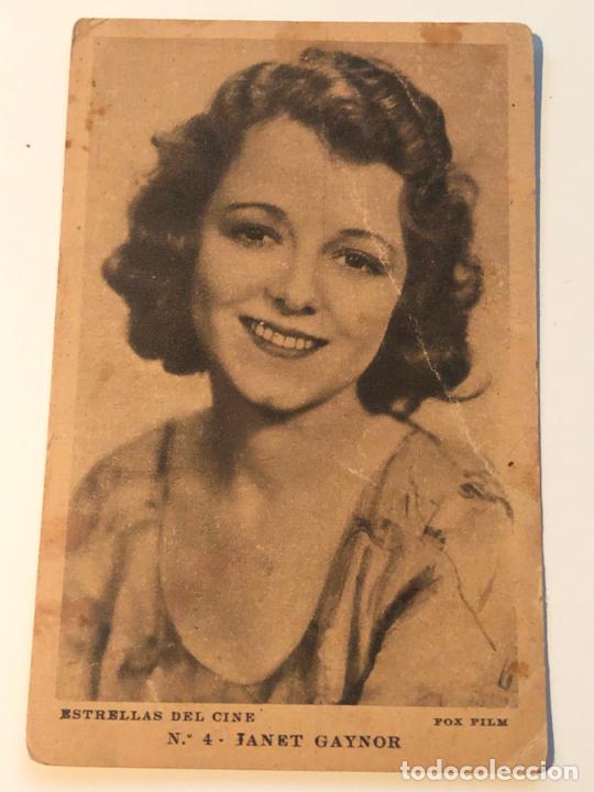 Cin&eacute;ma: POSTAL - ESTRELAS DEL CINE N&ordm;4 JANET GAYNOR - A&Ntilde;OS 30
