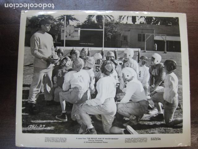 Cine: La guerra privada del mayor Benson - foto original b/n - charlton heston The Private War of Major B