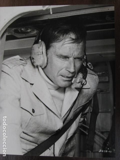 Cine: terremoto - foto original b/n - charlton heston Earthquake Mark Robson film