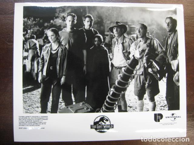 Cine: the lost world jurassic park - FOTO ORIGINAL b/n - steven spielberg michael crichton