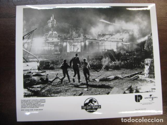 Cine: the lost world jurassic park - FOTO ORIGINAL b/n - steven spielberg michael crichton