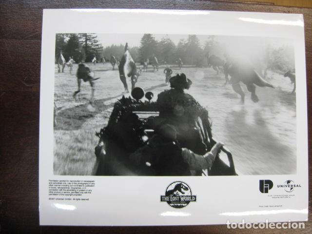 Cine: the lost world jurassic park - FOTO ORIGINAL b/n - steven spielberg michael crichton